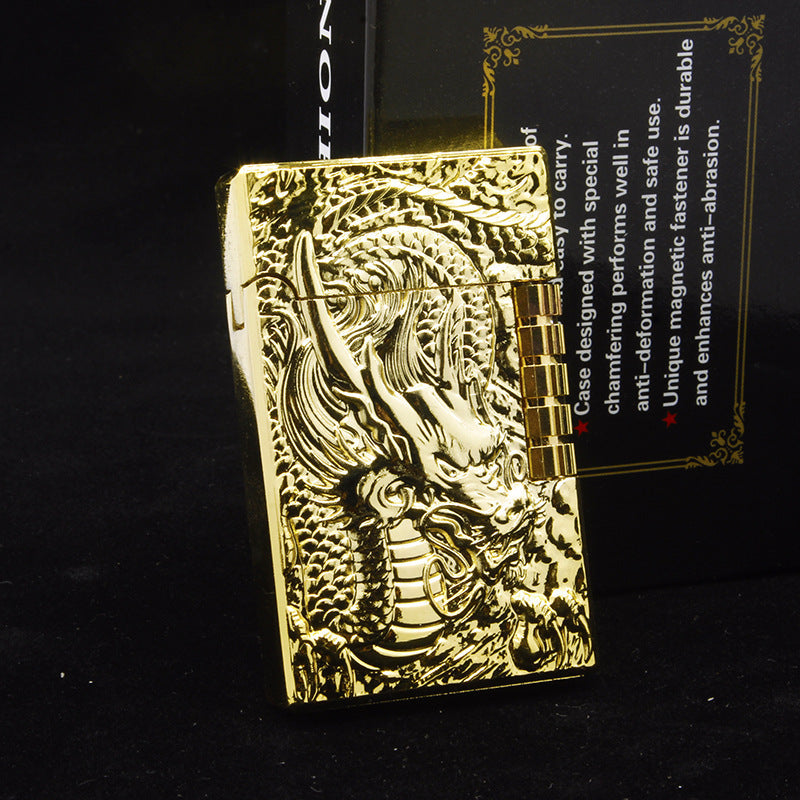 The Last Aztec, Embossed Chinese Dragon Gas Lighters