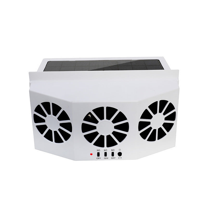 The Last Aztec, Can be good for Tent, Car Fan Solar Window Sun Powered Car Auto Air Vent Cool Cooling System Radiator Fan Cooling Fan Energy Saving Car Styling Cooler