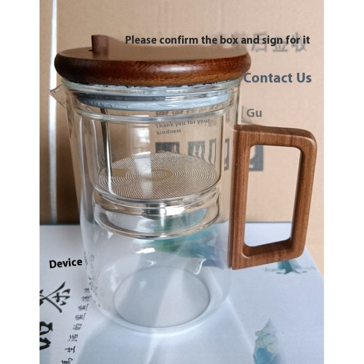 The Last Aztec, Borosilicate Full Glass Liner Tea Water Separation Tea Set