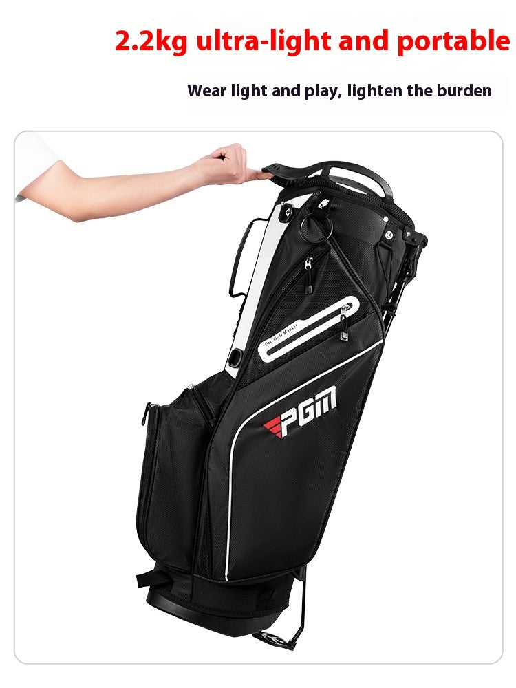 The Last Aztec, Golf Bag Bracket Insertion Pole Backpack Ball Bag