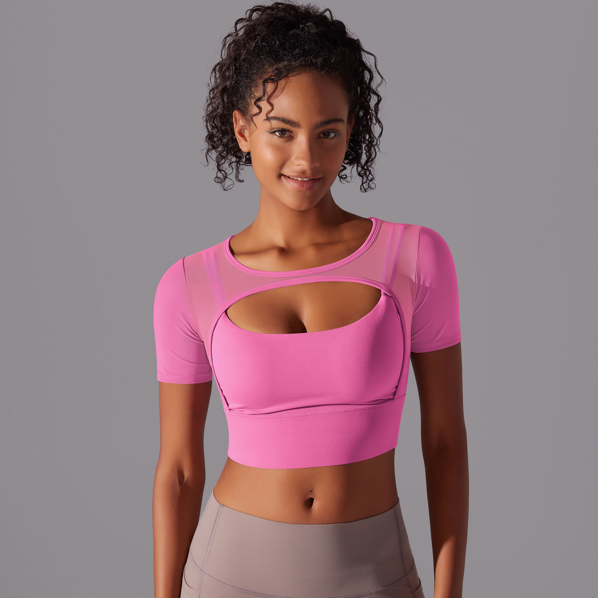 The Last Aztec, (get a Size Bigger Than Your size) Fitness Double Layer Yoga Clothing Top Women