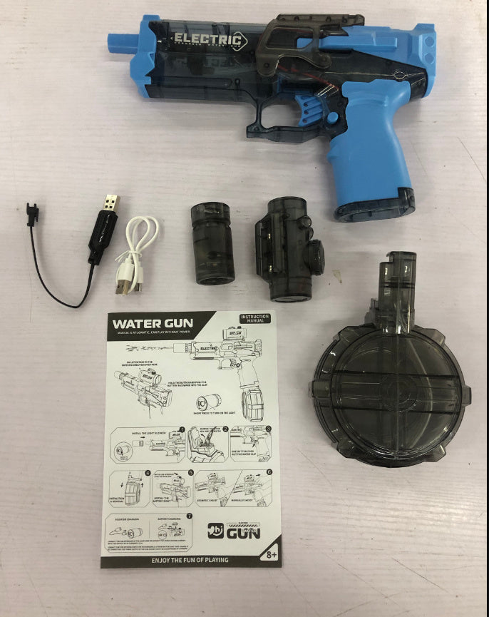 The Last Aztec, Fire Rat Electric Water Pistol Cool Light Full Automatic Water Spray Gun Summer Toy Sports Entertainment Children Gifts AC223