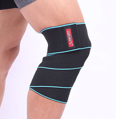 The Last Aztec, Lifting Knee Wraps Sports Running Basketball Football Wrap Bandage Kneepad