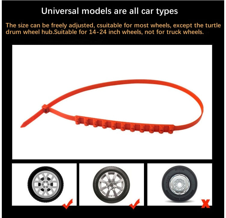 The Last Aztec, 30PCS Cars Emergency Skid Chain, General Purpose Cars With Suv Trucks Do Not Hurt The Tire Tire Snow Skid Chain, Safety Protection, Easy To Cope With A Variety Of Harsh Sections