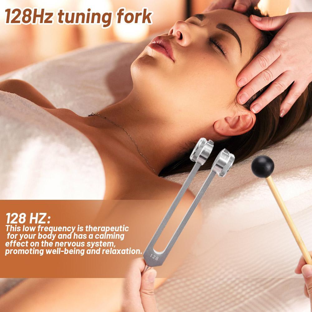 The Last Aztec, 128 Hz Tuning Fork Set Weighted Bio-Acoustic Tuning Fork For Healing Chakra,Sound Therapy,Reliever Stress