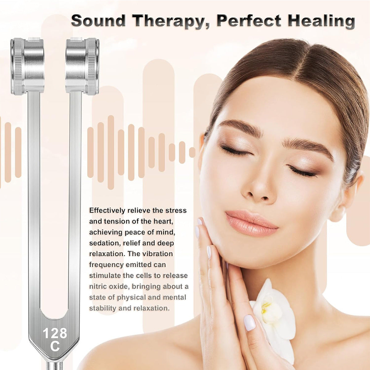 The Last Aztec, 128 Hz Tuning Fork Set Weighted Bio-Acoustic Tuning Fork For Healing Chakra,Sound Therapy,Reliever Stress
