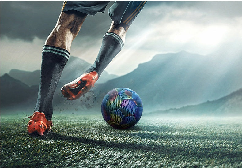 The last Aztec, Machine Stitched Football Reflective Luminous Football