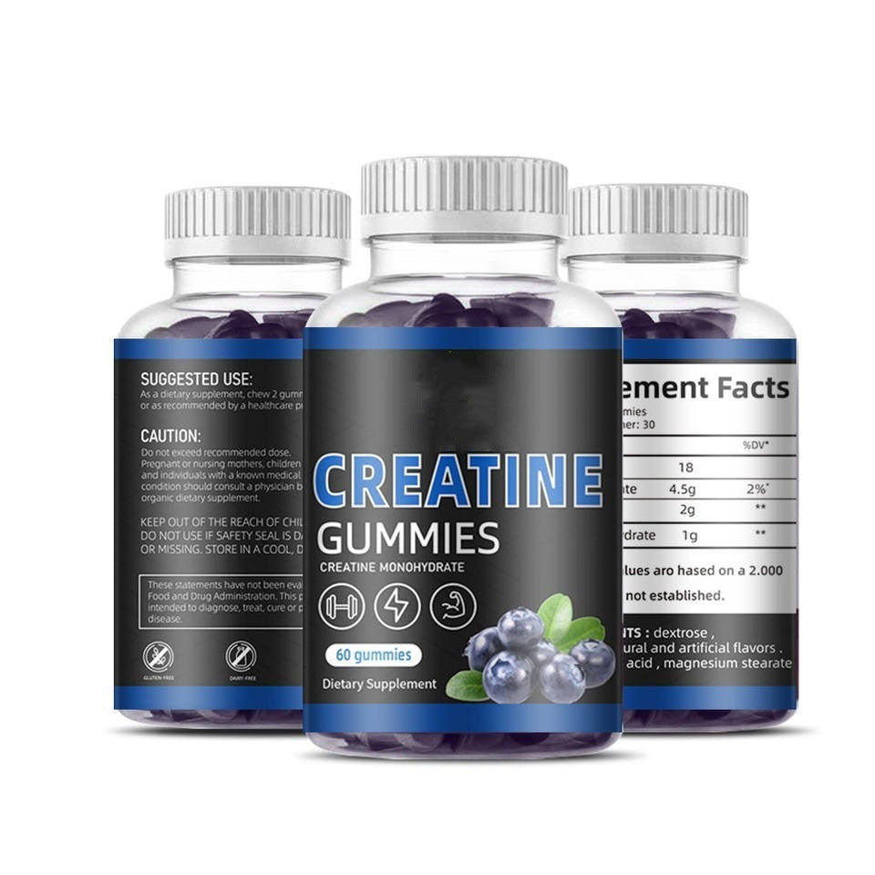 The Last Aztec, Creatine Gummies 60 Capsules Bottle