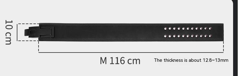 The Last Aztec, Fitness Belt Squat Hard Pull Weightlifting Cowhide Men And Women