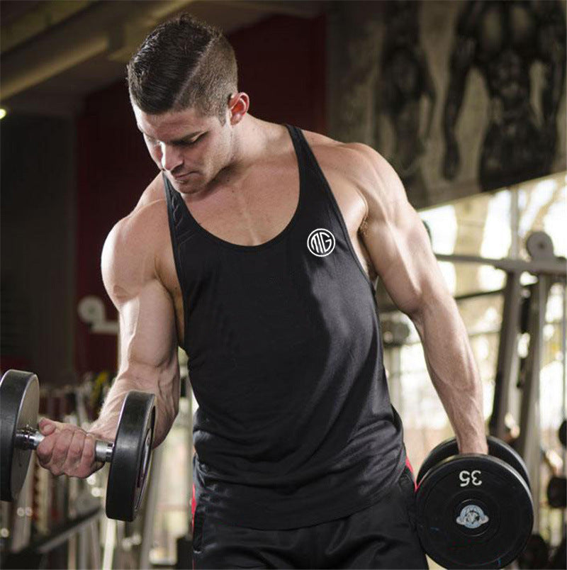 The Last Aztec, Get One Size Bigger Than Your Regular Size, Professional Bodybuilding Fitness Men's Cotton I-shaped Vest