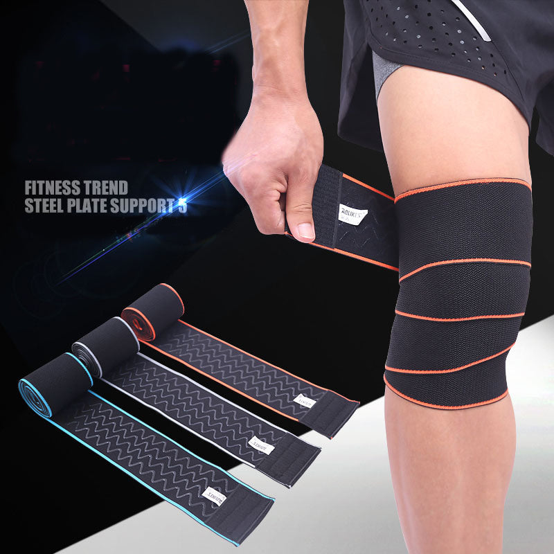 The Last Aztec, Lifting Knee Wraps Sports Running Basketball Football Wrap Bandage Kneepad