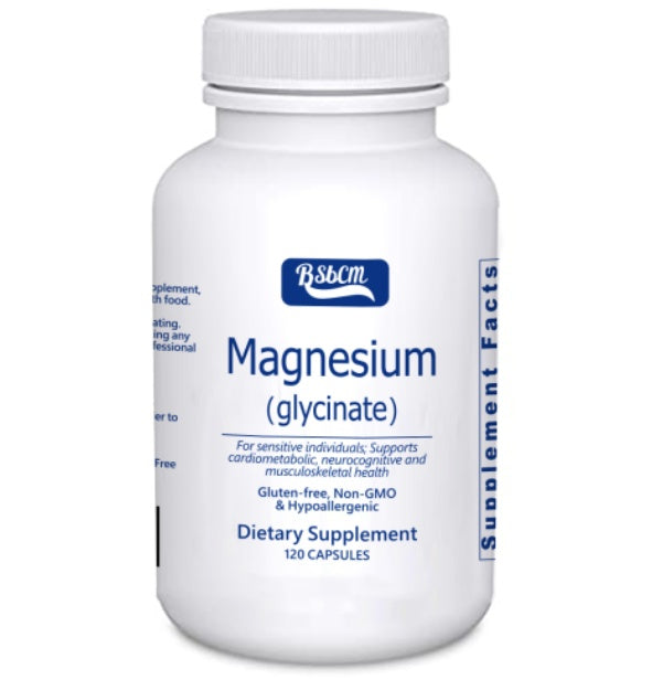 The Last Aztec, Encapsulations Magnesium Glycinate  Supplement To Support Stress Relief, Sleep, Heart Health, Nerves, Muscles And Metabolism  With Magnesium Glycinate  120 Capsules