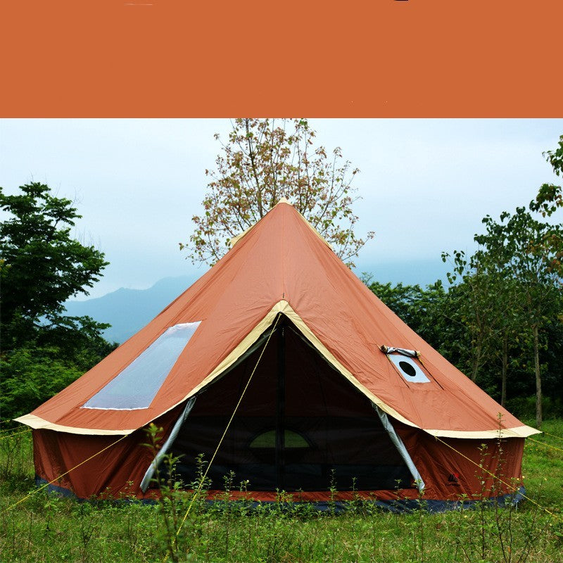 The Last Aztec, Yurt Tent Outdoor Camping Pyramid Chimney Sunscreen