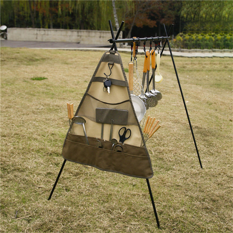 The Last Aztec, Outdoor Camping Tableware Spatula Spoon Hanging Cookware Foldable Tableware Bag